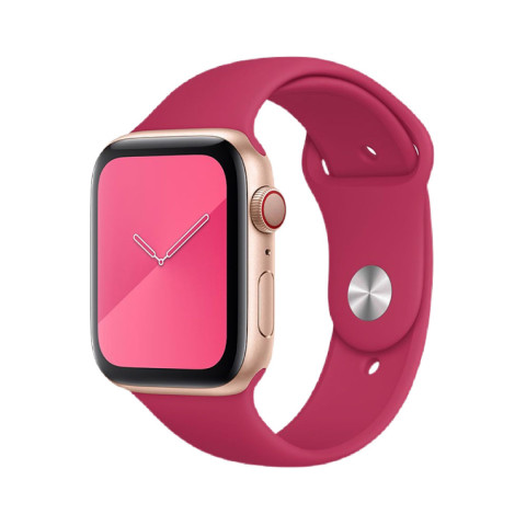 Ремешок на Apple watch 42/44/45mm Sport Band S/M Pomegranate